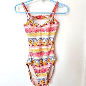 Zara girls open back swimwear Size 5